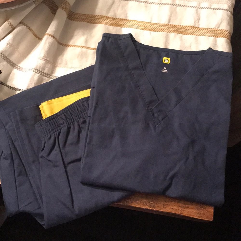 Navy Scrubs Set